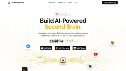 AI Notebook App