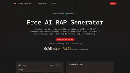 AI Rap Generator
