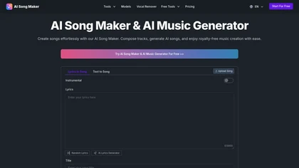  AI Song Maker
