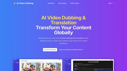 AI Video Dubbing