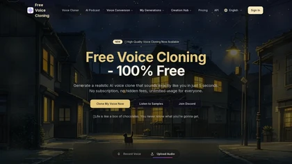 Free Voice Cloning