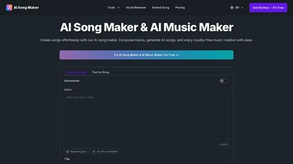  AI Song Maker