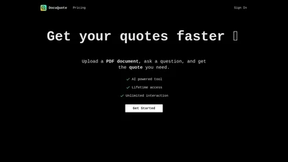  DocuQuote