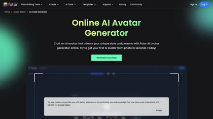 Fotor AI avatar generator