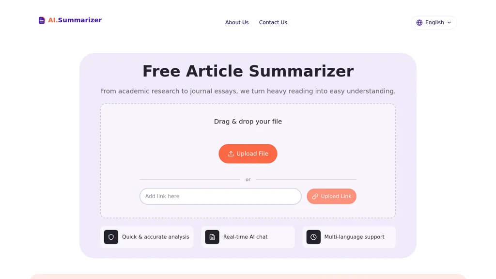  AI Article Summarizer