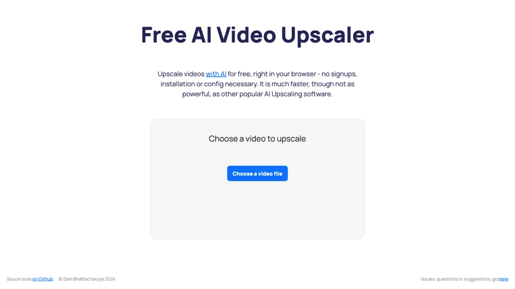  Free AI Video Upscaler