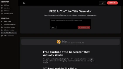 YouTube Title Generator