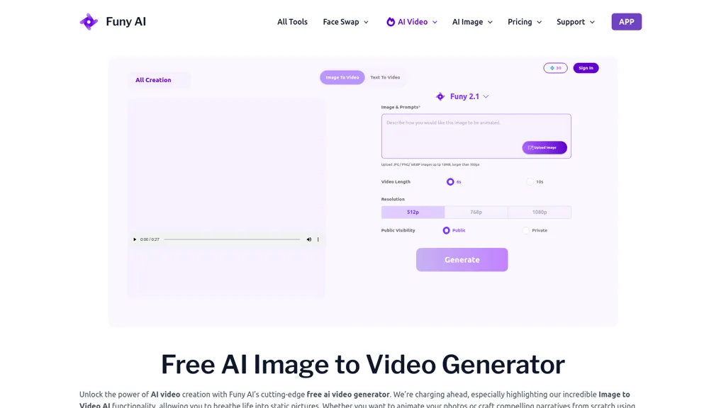 Funy: AI Video & AI Image