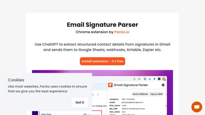 Gmail Signature Parser