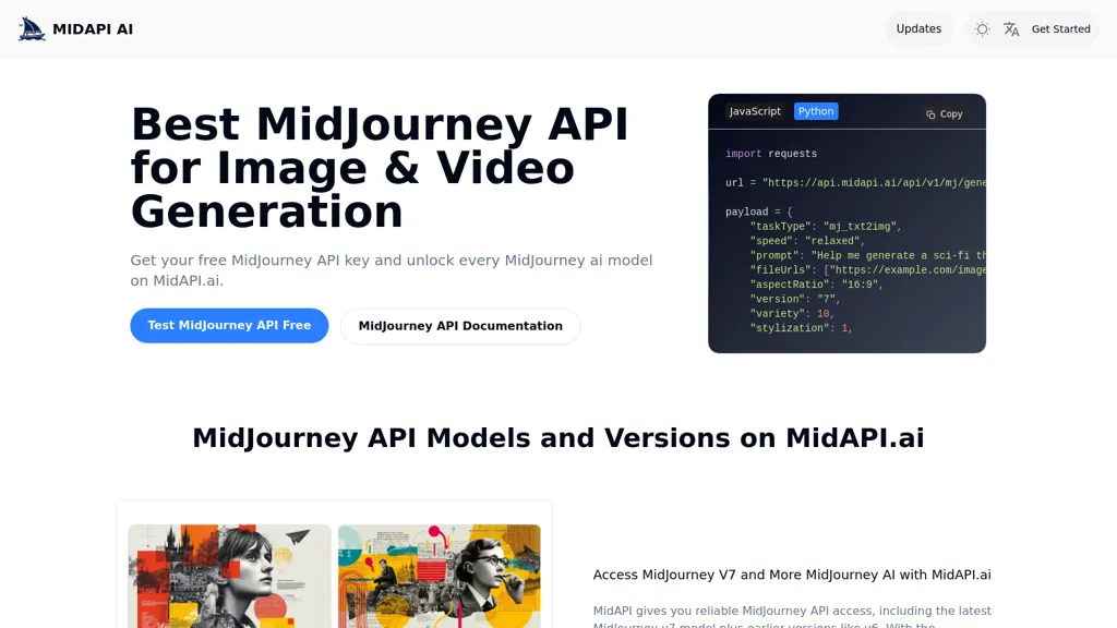 MidJourney API