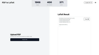  PDF to LaTeX