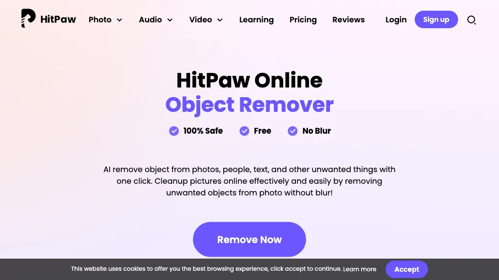  Remove object from photo by HitPaw