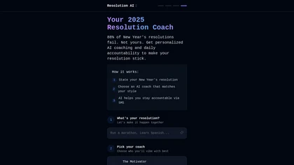 Resolution Coach