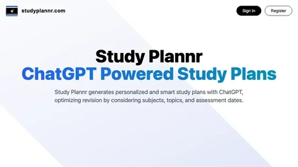  StudyPlannr