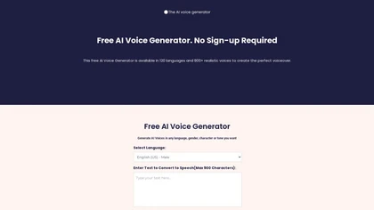 The AI Voice Generator
