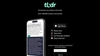  tl;dr AI Summarizer