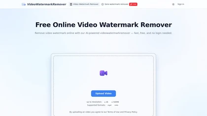 VideoWatermarkRemover AI