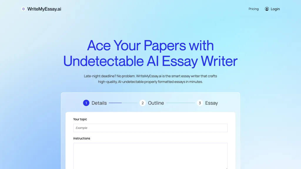  WriteMyEssay.ai